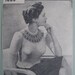 Vintage 1940s Knitting Pattern Womens Sweater / Jumper with Fair Isle Yolk - original 40s pattern