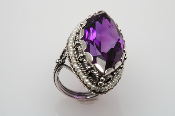 Items similar to Queen Amethyst Ring on Etsy