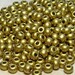 6/0 SILKY Metallic Dutch Gold Czech Glass Seed Beads 20 Grams