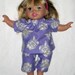 Little Mommy Sweet As Me Doll Pajamas Purple Wonderland Bunny Hop Hop 13 14 inch Doll Clothes Made IN USA