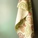 Harvest Paisley home decor hand block printed linen table runner 16 x 57