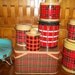 Reduced 199.00The Ultimate Vintage Cooler collection and red Plaid picnic basket