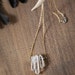 Icicle Necklace - Tibetan Crystal - 14k Gold Fill - by Bark Decor