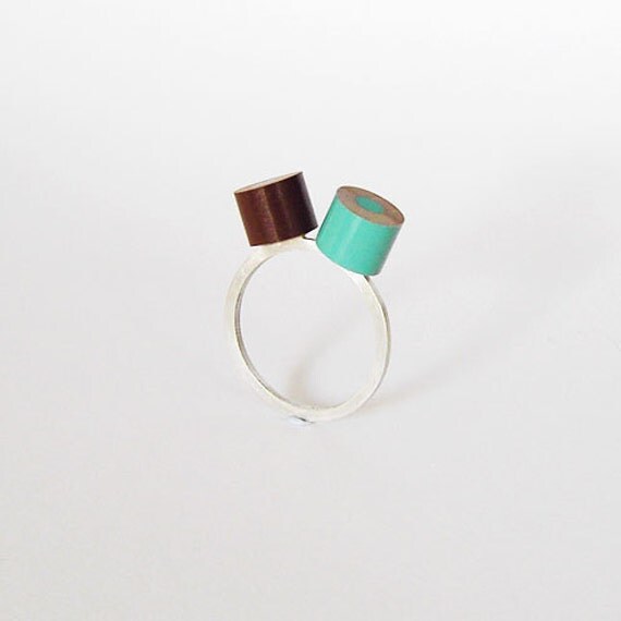 Sterling Silver Color Pencil Ring No. 2