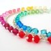 Swarovski Crystal Bracelet ombre rainbow jewellery australia sterling silver bright colorful fashion women girls gifts under 50