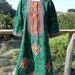 Hippie Dress Exotic Emerald Jewel tone size L BuY 2 GeT 1 FREE SALE