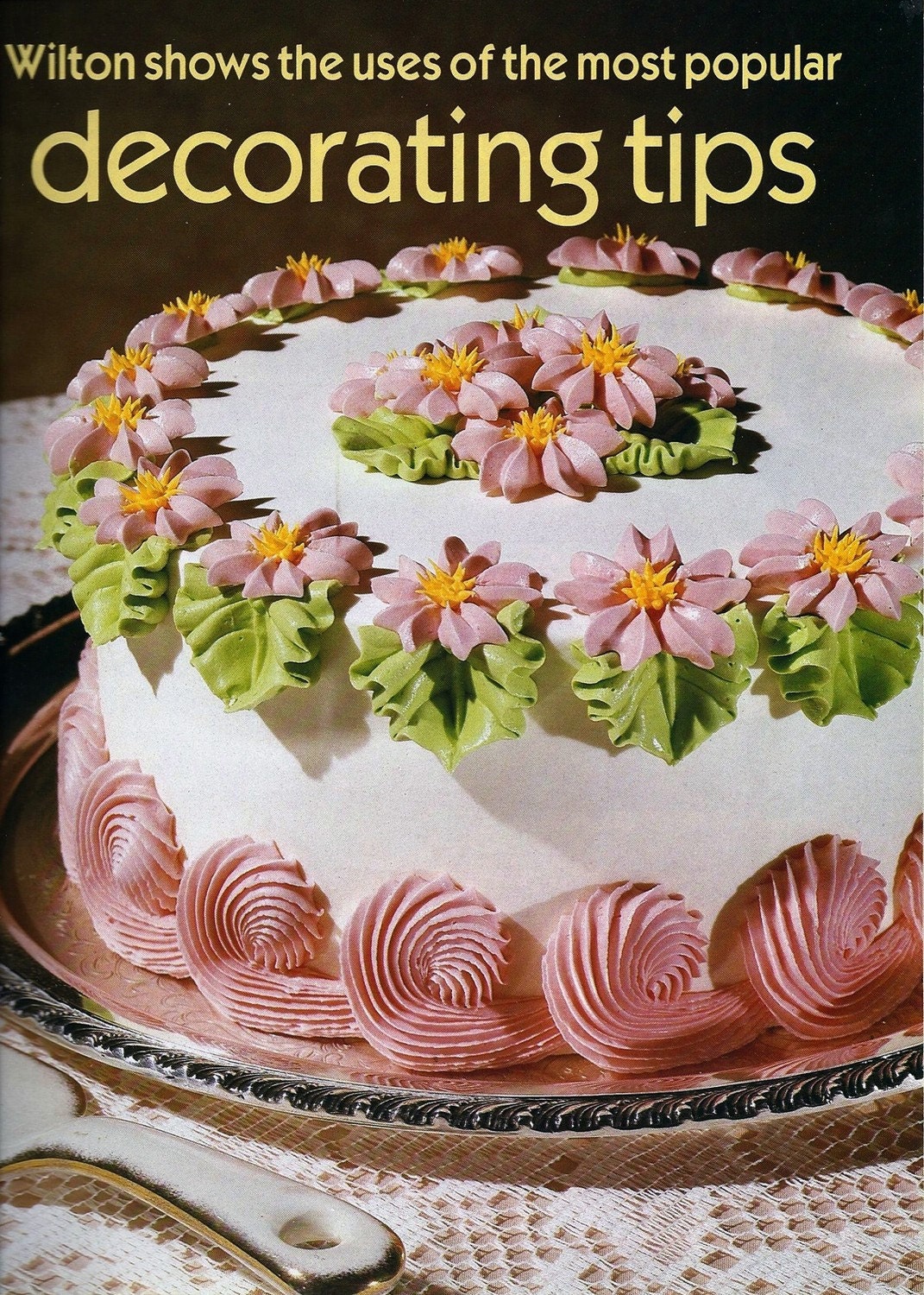 Vintage Wilton Cake Decorating Tips Book Wedding Cake