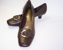 ... Low Heel Buckle Size 8.5 N Vintage Michelle D Womens Shoes Narrow