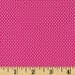 FLAMINGO PINK Dark Pink Mini Dot Pin Dot Polka Dots Cotton FABRIC - 1 Yard