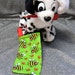 Pet Mess Plastic Bag Holder, Bumble Bees N Hearts Green Print -Small