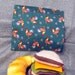 Reusable Sandwich Bag, Roosters on Green Print