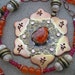 Sacral Chakra Necklace Fire Opal Carnelian Garnets Lotus Flower Seed Beads Spiritual Passion Symbol Chakra Jewelry