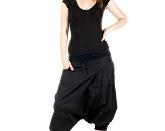 harem pants woman black, black pants, pants ninja cool "PSYCHOSE"