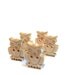 Wood Owl Buttons - Five - Woodland Creature - Natural