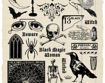 Wicked Rubber Stamp Collection - Halloween