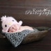 Bird hat Newborn baby girl Pink Birdy beanie with earflaps