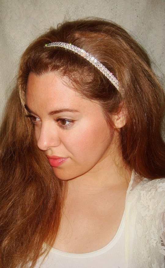 Rhinestone Headband Bridal Headband Weddings JEWEL