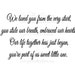 baby nursery wall decal quote baby poem with personalized