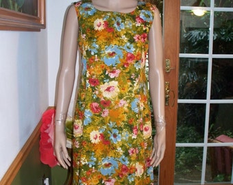 Womens Dress ~ Floral ~ Sleeveless Dress