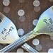Mr & Mrs Fork set w/ Wedding Date Featured on THE KNOT
