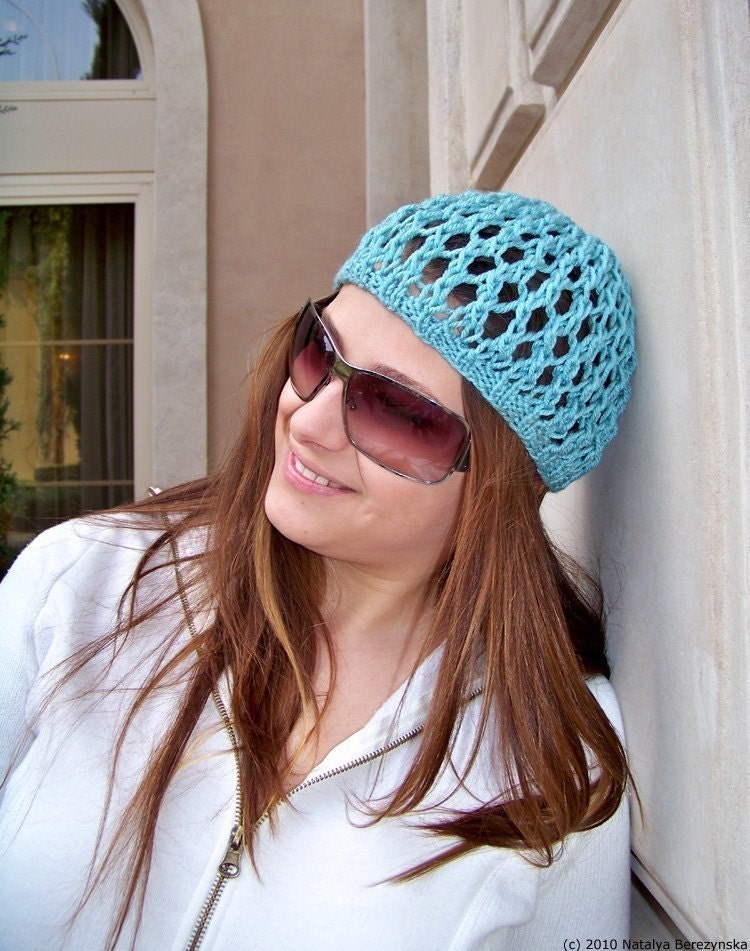 Knit Hat Pattern Knitting Pattern Hat Summer Hats Women