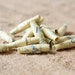 Vintage Handwritten Note Paper Beads, Light Yellow