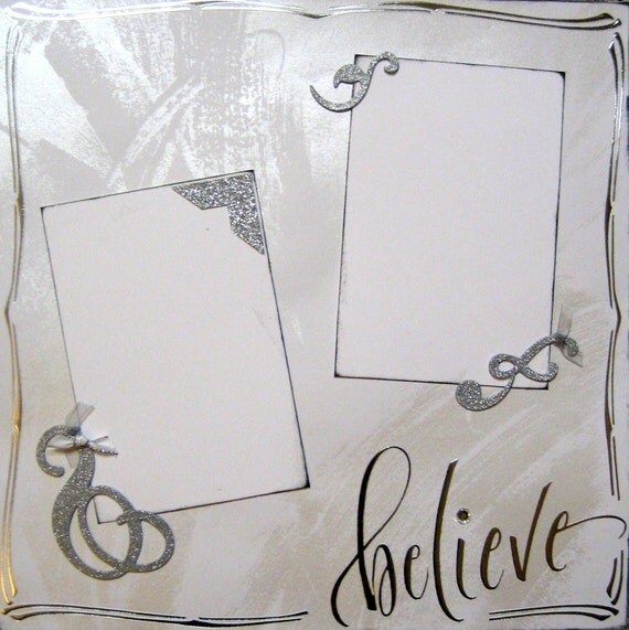 Scrapbooking Layout Christmas Religious 2 Page Kit by upinthenight