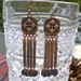 Earrings Chandelier Antiqued Copper
