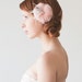 Wedding, Bridal Fascinator, Head Piece, Floral Hair Piece, Feather Flower, Hair Flower - Sweet as Candy
