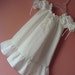 Summer Beach Wedding Recital Baptism Communion Monogrammed White Dress or Boutique Custom Color Choice Sizes 2 to 8