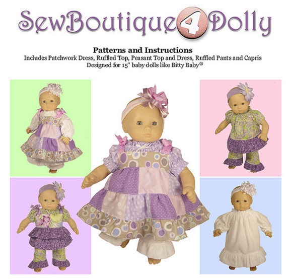 Baby Doll PDF Sewing Pattern Easy with by scientificseamstress