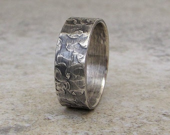 rustic wedding rings for men