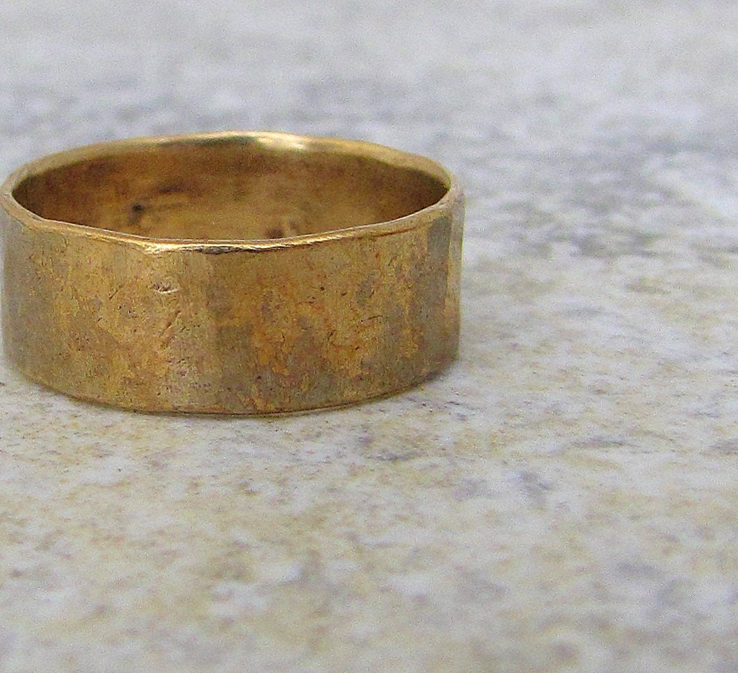 Rustic men s wedding rings