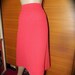 Cute Vintage 40s style Red Knit Talbott Wiggle Skirt M L XL -on sale-