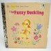 The Fuzzy Duckling Children's Book, A First Little Golden Book, 1977, Children's Kids Books, Mixed Media Scrapbooking, Decoupage