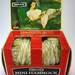 Vintage 1960's White Nylon Mesh Mini Hammock by Nevco, Summer Camping, Back Packers, Hunters, Campers, Scouts, Back Yard