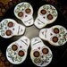 Dia de los muertos - Day of the Dead Cookies Halloween - Half Dozen