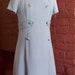 1960s Quintessential Double-Breasted Coat Dress- S/M