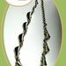 Vintage Modernist Necklace* 60s Goldtone Link Choker * 1960s Costume Jewelry