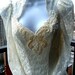 Gown - Wedding - Size 8 - Ivory - Lace - Pearls - Candlelight - Sweetheart Neck - Full Skirt - Prairie - Western