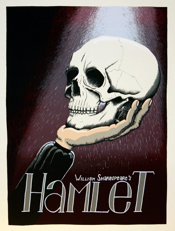 Hamlet Screen Printed Poster