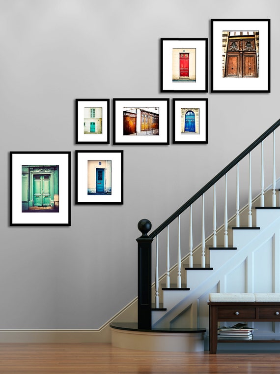 Door Wall Decor paris photography print set parisian door wall art wall Door Wall Decor paris photography print set parisian door wall art wall