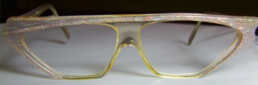 Futurist French Designer Eyeglasses // Cagnes Paris Brand
