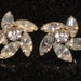 Clear Ice Floral Spiral Earrings (E-2-1)