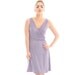 Bridesmaid Dress - Purple/ lilac wrap bridesmaid dress