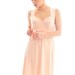 Cocktail Peach Dress- Sweetheart cocktail peach dress with a matching ribbon