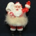 Santa in Fur Vintage Figurine