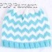 Knit Chevron Baby Hat Pattern
