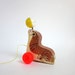 reserved for joan // sale / Fisher Price Susie Seal Pull Toy 1978