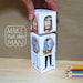 Make Your Own Man interchangeable cubes with original illustrations